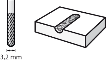 DREMEL Tungsten Karpit Kesici 3,2mm 9903