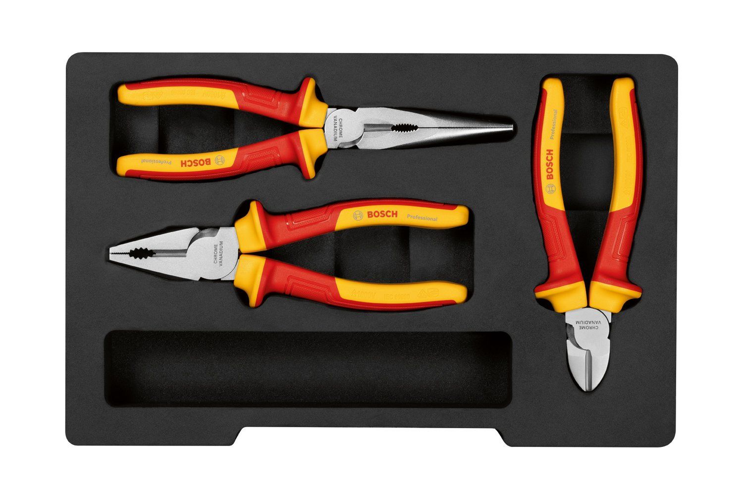 Bosch Profesyonel VDE Pense Seti 3 Parça