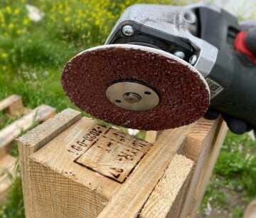 Atlas 115*22mm 40 Kum Fiber Disk Zımpara