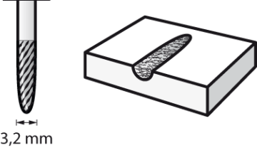 DREMEL Tungsten Karpit Kesici 3,2mm 9910