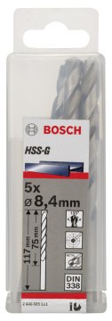 Bosch - HSS-G Metal Matkap Ucu 8,4*117 mm 5'li Paket