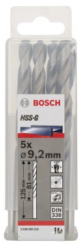 Bosch - HSS-G Metal Matkap Ucu 9,2*125 mm 5'li Paket
