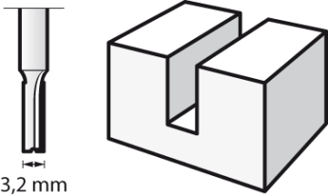 DREMEL Freze Ucu 3,2mm 650