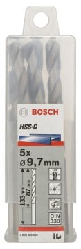 Bosch - HSS-G Metal Matkap Ucu 9,7*133 mm 5'li Paket