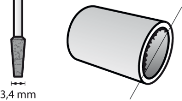 DREMEL Alüminyum Oksit Taşlama Taşları 997