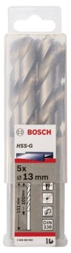 Bosch - HSS-G Metal Matkap Ucu 13*151 mm 5'li Paket