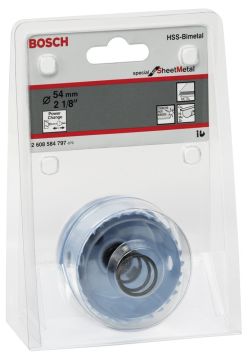 Bosch - Special Serisi Metal Ve Inox Malzemeler için Delik Açma Testeresi (Panç) 54 mm