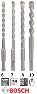 BOSCH SDS Plus Uç Seti 6-7-8-10  * 160mm