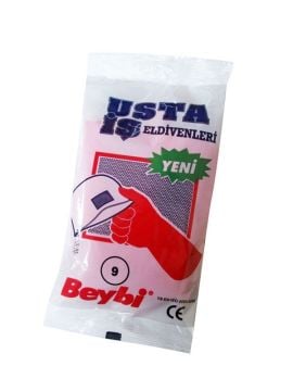 Beybi Usta İş Eldiven 9 No (10 Çift)