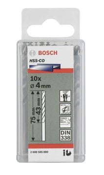 Bosch - HSS-Co Metal Matkap Ucu 5,3*86 mm 10'lu Paket