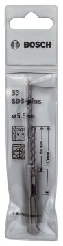 Bosch - Plus-1 Serisi, SDS-plus Kırıcı Delici Matkap Ucu 5.5*110 mm