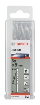 Bosch - HSS-Co Metal Matkap Ucu 8,8*125 mm 5'li Paket