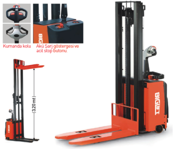 Biglift Tam Akülü İstif Makinası RM-CL1232