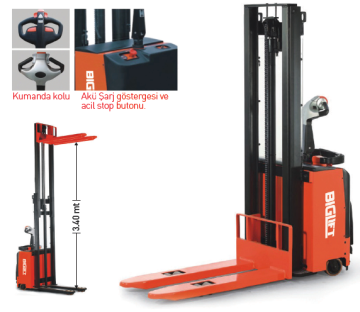 Biglift Tam Akülü İstif Makinası RM-CL1534