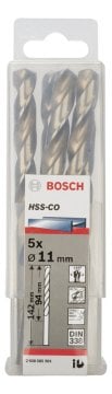 Bosch - HSS-Co Metal Matkap Ucu 11*142 mm 5'li Paket