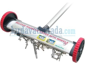 Manyetik Tekerlekli Metal Toplayıcı Mıknatıs (Topla Bırak)