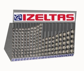 İZELTAŞ 1113 1/2'' Lokma Anahtar Sehpası - 145 Parça