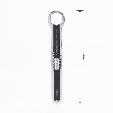 WORKPRO WP272016 5/27mm CR-V Üniversal Ayarlanabilir Çift Başlı Anahtar