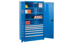 6 Çekmeceli 4 Raflı Malzeme Dolabı