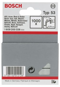 Bosch - Zımba Teli Tip 53 11,4*0,74*6 mm