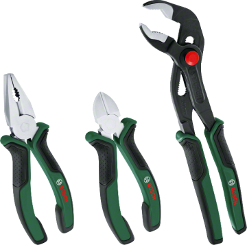 Pense Seti 3 Parça Premium (Pense, Yan Keski, Boru Anahtarı)