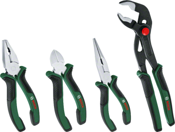 Pense Seti 4 Parça (Kargaburun, Yan Keski, Pense, Boru Anahtarı)