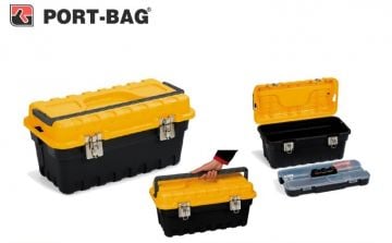 PORTBAG S.M.02 Organizerli Strongo Metal Kilitli Takım Çantası 18''