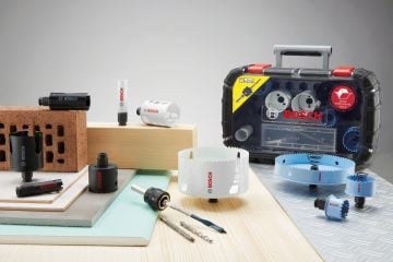 Bosch - Altıgen Şaftlı 14-30 mm Pançlar İçin Adaptör, Anahtar Ağzı 9,52 mm