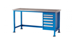 5 Adet Merkezi Kilitli Çekmeceli Çalışma Masası