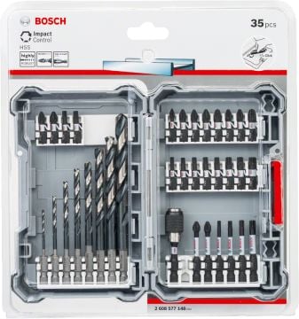 Bosch - Impact Control Serisi HSS 35 Parça Karışık Set
