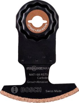 Bosch - Starlock Max - MATI 68 RST5 - Karpit RIFF Zımpara Uçlu Segman Testere Bıçağı 50 Kum Kalınlığı 1'li