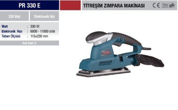 Proter PR-330 E Titreşimli Zımpara Makinası