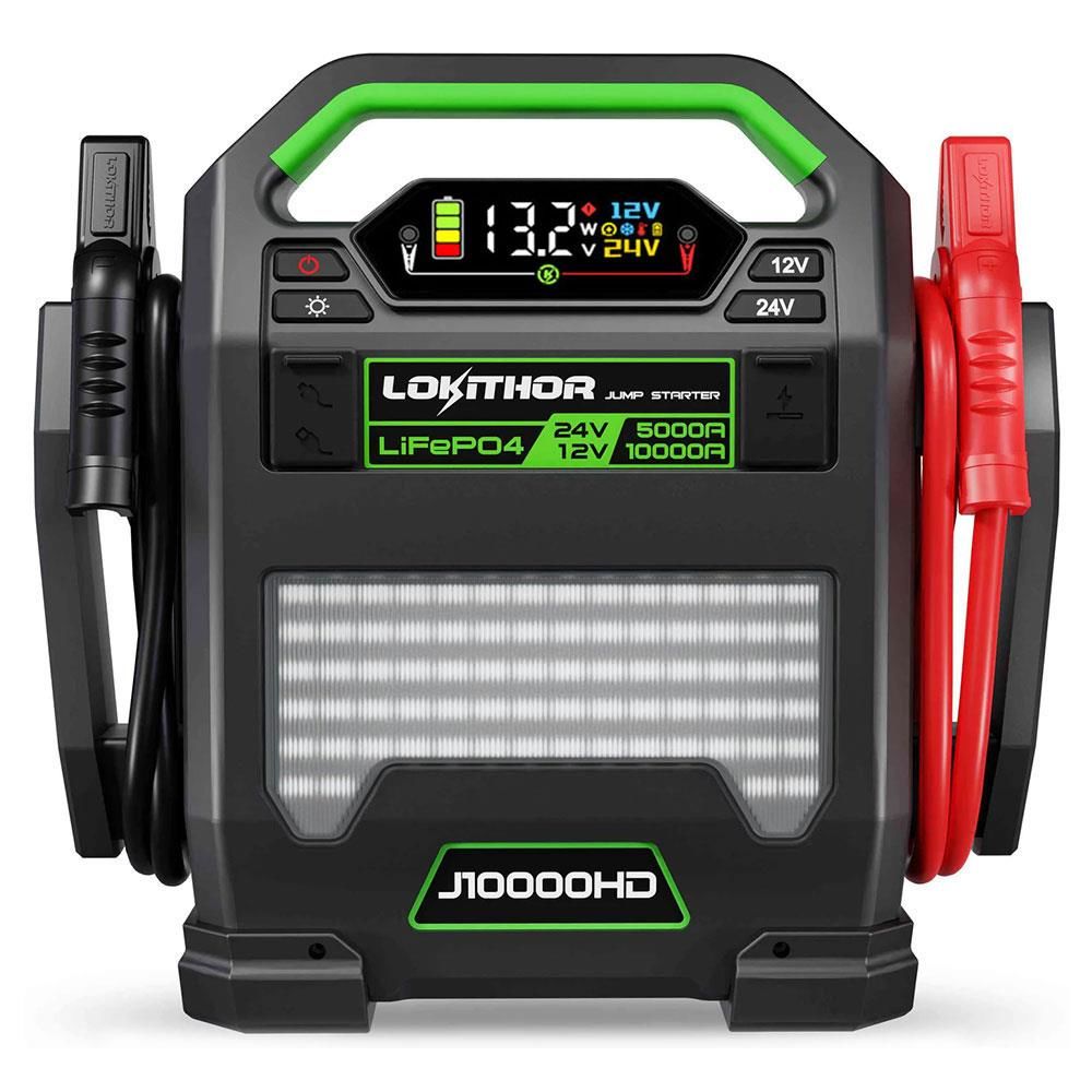 Lokithor J10000HD 12V/24V 10.000Amp LiFePO4 Akıllı Akü Takviye + Powerbank + Led Lamba