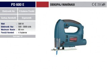 Proter PD-600 E Dekupaj Testeresi