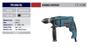 Proter PR-650 RL Darbeli Matkap