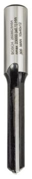 Bosch - Standard Seri Ahşap İçin Çift Oluklu, Sert Metal Ekstra Uzun Düz Freze Ucu 12*10*81mm