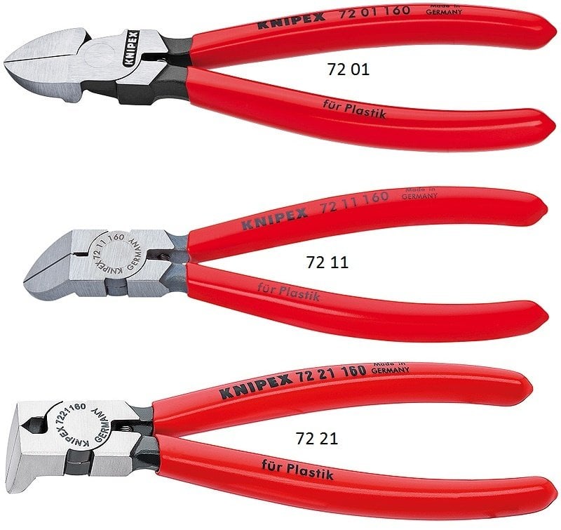 Knipex 72 Plastik Yan Keski