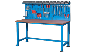 13 Adet Plastik Avadanlıklı Askı Panolu Çalışma Masası