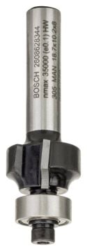 Bosch - Standard Seri Ahşap İçin Çift Oluklu, Sert Metal Bilya Yataklı Yuvarlama Frezesi 8*3*53 mm