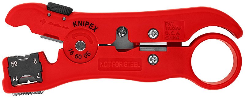 Knipex 16 60 06 COAX Kablo Sıyırma Aleti