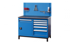 5 Merkezi Kilitli 1 Adet Kilitsiz Çekmeceli 1 Adet Kilitli Dolaplı Askı Panolu Çalışma Masası