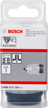 Bosch - 1/2''-20 - 1,5-13 mm Supra Mandren Krom.