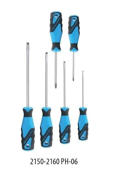 GEDORE 2150-2160 PH-06 3 Bileşenli Tornavida Seti 6 Parça