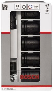 Bosch - Impact Control Serisi 7 Parçalı Lokma Anahtarı Takım Seti