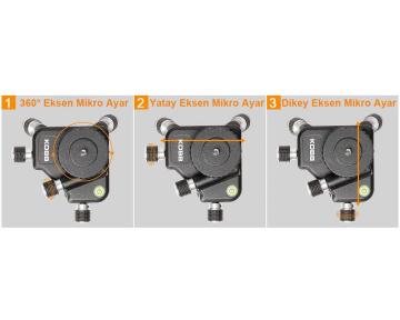 KOBB KBL2 Üç Eksenli Hassas Ayarlanabilir Lazer Hizalama Tripodu