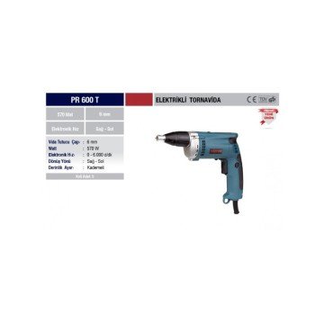 PROTER PR 600 T 570 WATT ELEKTRİKLİ VİDALAMA