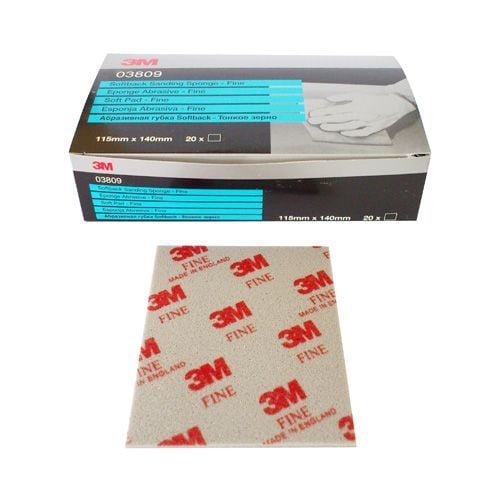 3M 3809 Fine Sünger Zımpara 115*140mm-En Uygun Fiyatla